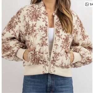 &Merci toile Gardner bomber jacket Sz